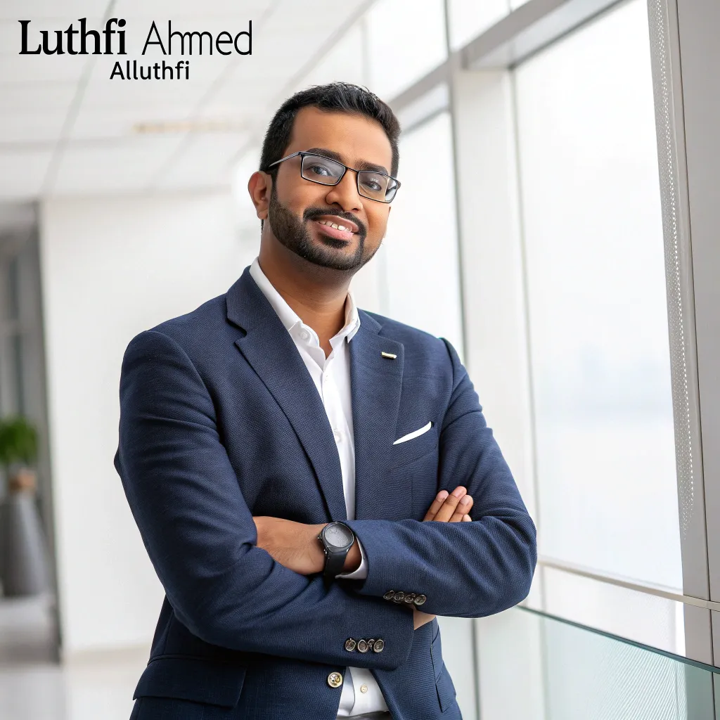 Luthfi Ahmed, founder of ALLUTHFI